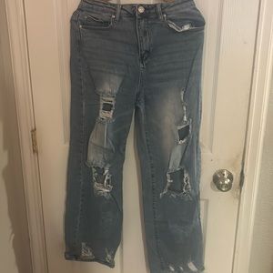 Ripped grunge jeans levi baggy